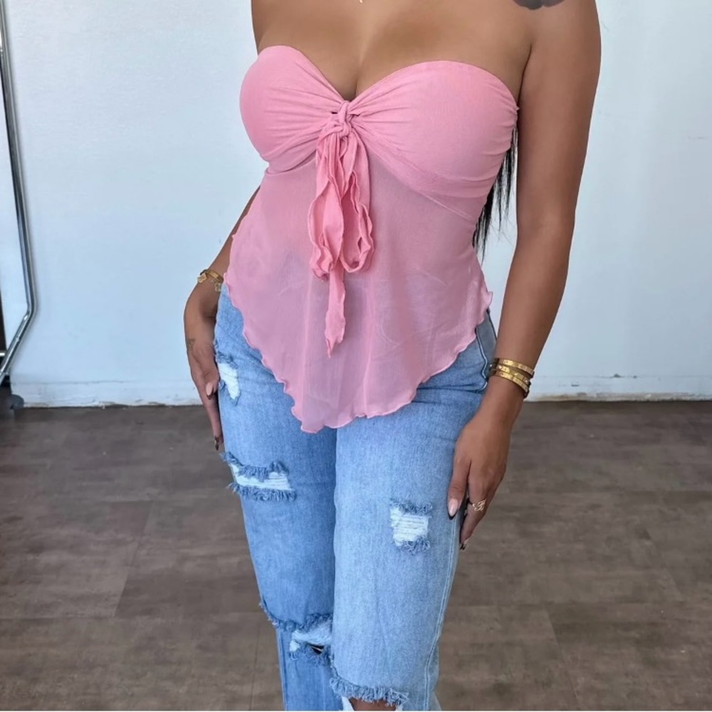 OOTDFASH- Yasmin Tube Top (Blush)